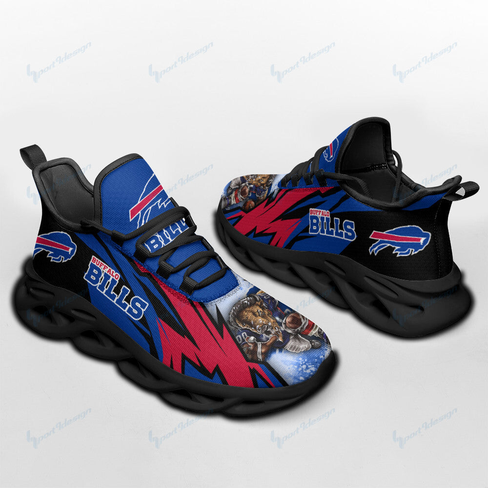 Buffalo Bills NFL Max Soul Shoes Sneakers for Men And Women – NFL Football Fan Shoes, Team Sneakers - Image 4