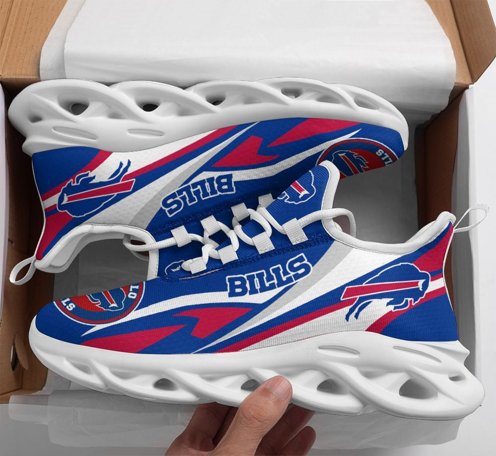 Buffalo Bills NFL Max Soul Shoes Sneakers for Men And Women – NFL Football Fan Shoes, Team Sneakers