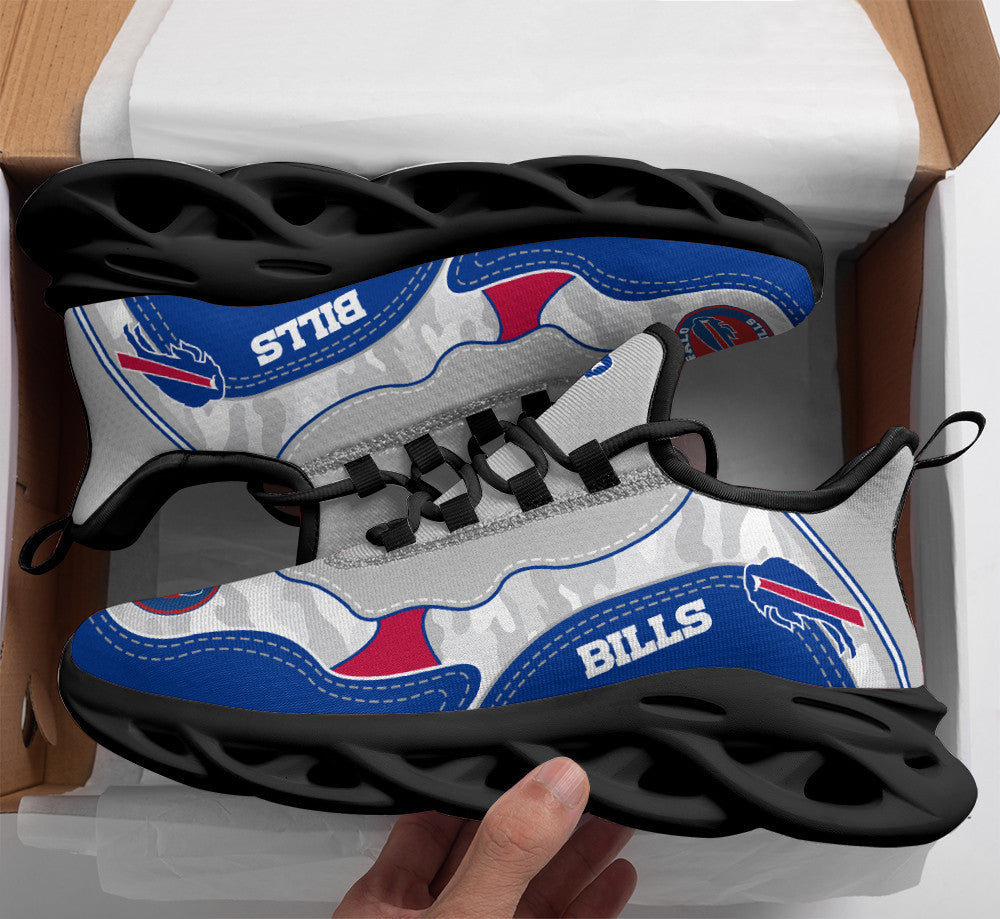 Buffalo Bills NFL Max Soul Shoes Sneakers for Men And Women – NFL Football Fan Shoes, Team Sneakers