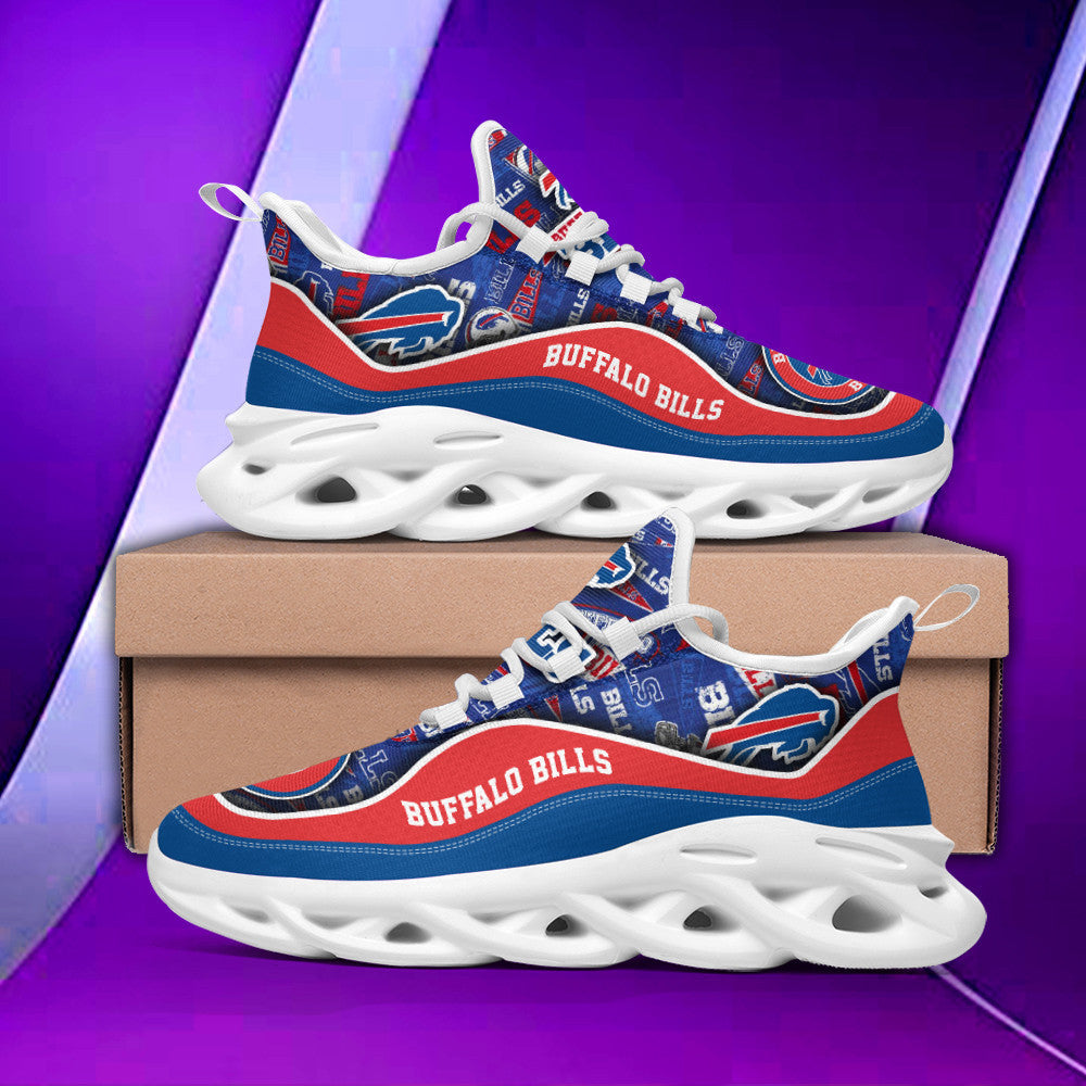 Buffalo Bills NFL Max Soul Shoes Sneakers for Men And Women – NFL Football Fan Shoes, Team Sneakers - Image 3