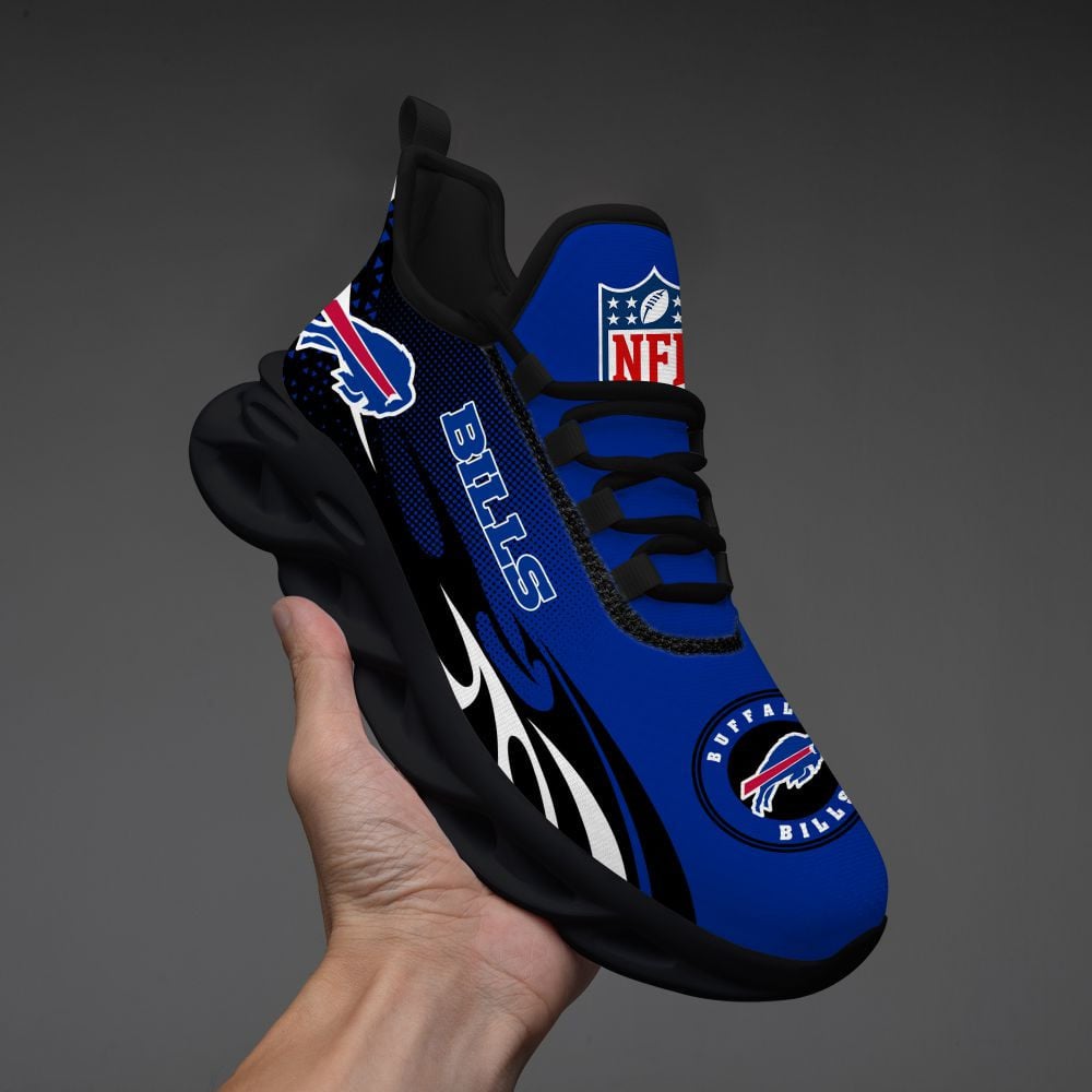 Buffalo Bills NFL Max Soul Shoes Sneakers for Men And Women – NFL Football Fan Shoes, Team Sneakers - Image 3