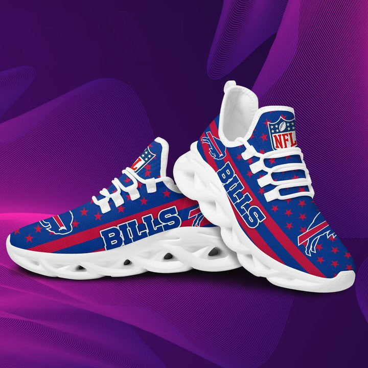 Buffalo Bills NFL Max Soul Shoes Sneakers for Men And Women – NFL Football Fan Shoes, Team Sneakers - Image 3