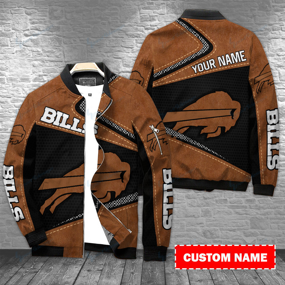 Buffalo Bills Personalized Bomber Jacket | NFL Team Jacket for Men & Women | Football Fan Gift
