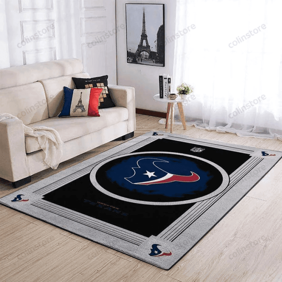 Buffalo Bills Rug Living Room Rug 3D Rectangle Area Rug – Full Print Carpet For Living Room & Bedroom Home Decor