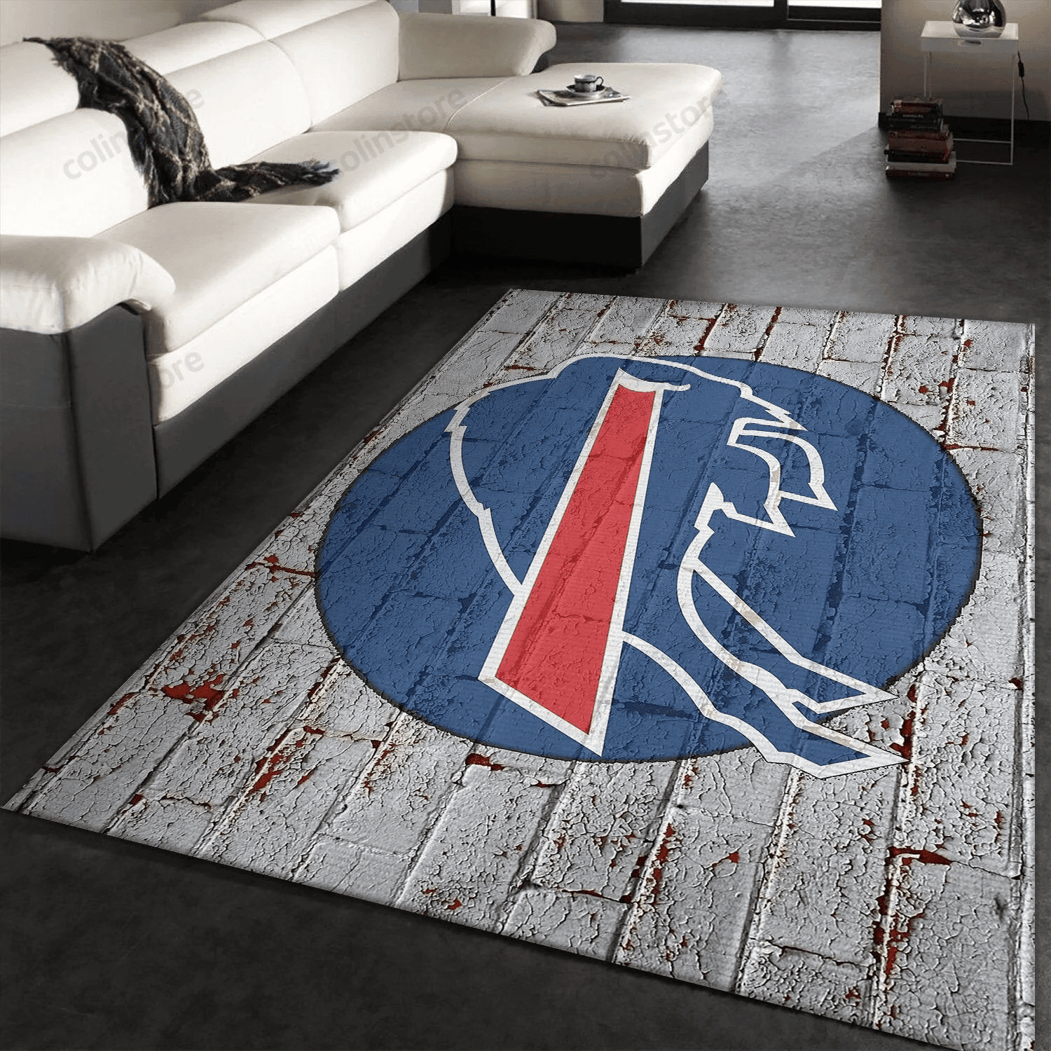 Buffalo Bills Rug Rectangle Area Rug – Full Print Carpet For Living Room & Bedroom Home Decor