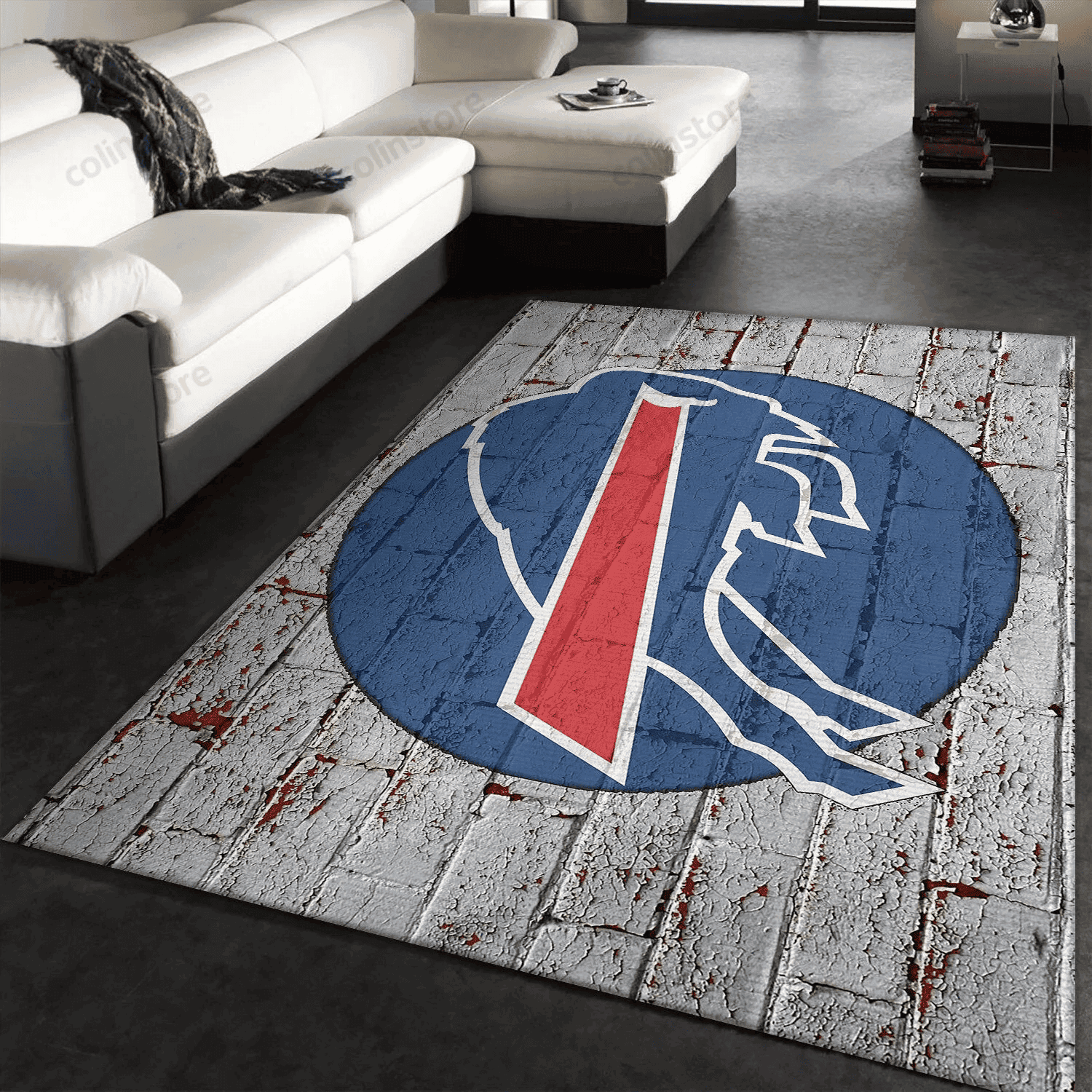Buffalo Bills Rug Rectangle Area Rug – Full Print Carpet For Living Room & Bedroom Home Decor