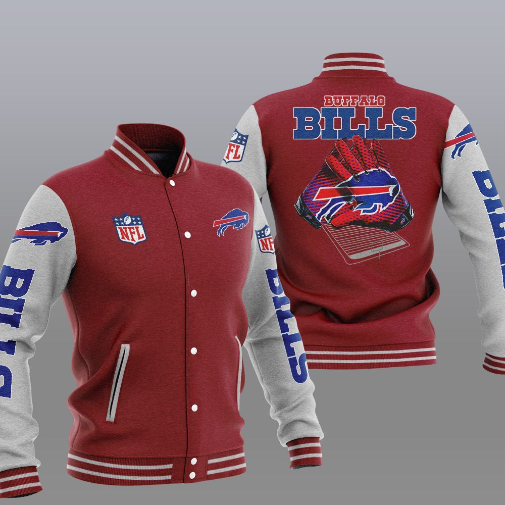 Buffalo Bills Varsity Baseball Jacket for Men & Women | NFL Team Fan Gift