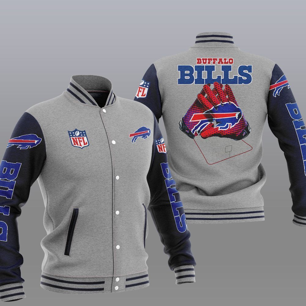 Buffalo Bills Varsity Baseball Jacket for Men & Women | NFL Team Fan Gift