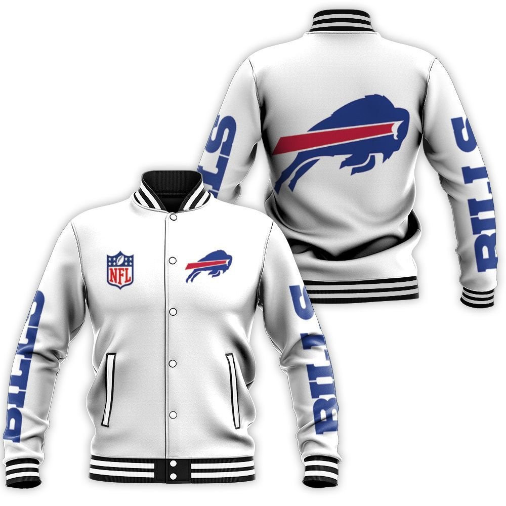 Buffalo Bills Varsity Baseball Jacket for Men & Women | NFL Team Fan Gift