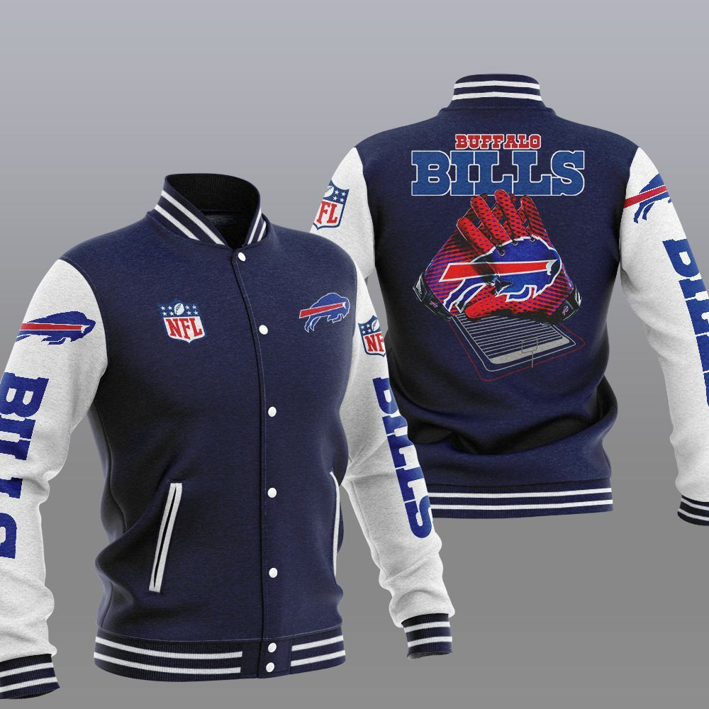 Buffalo Bills Varsity Baseball Jacket for Men & Women | NFL Team Fan Gift