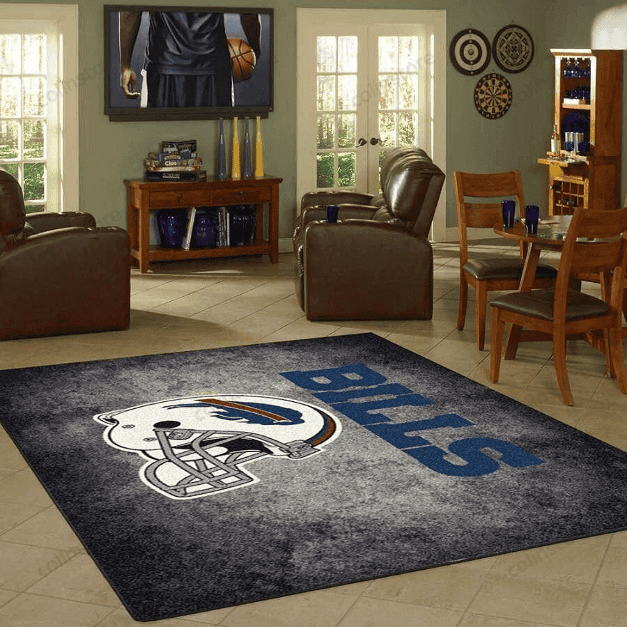Buffalo Sabres Team Logo Camo 3D Rectangle Area Rug – Full Print Carpet For Living Room & Bedroom Home Decor