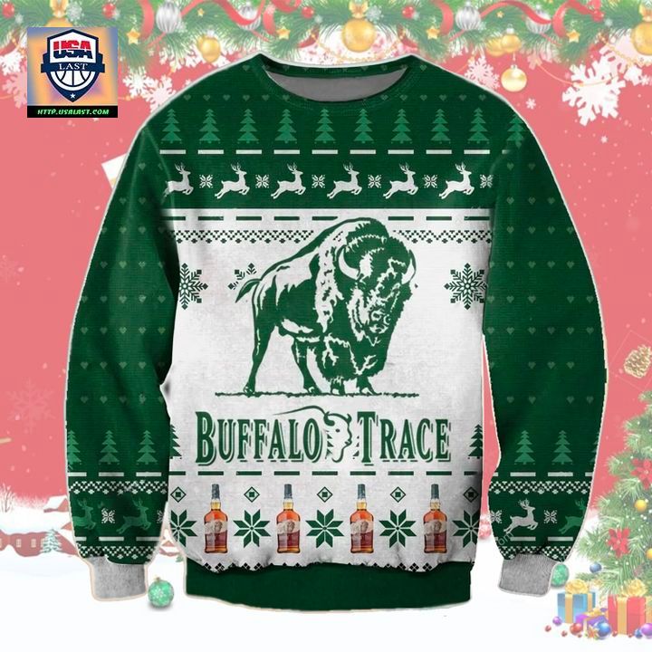 Buffalo Trace Bourbon Ugly Christmas Sweater