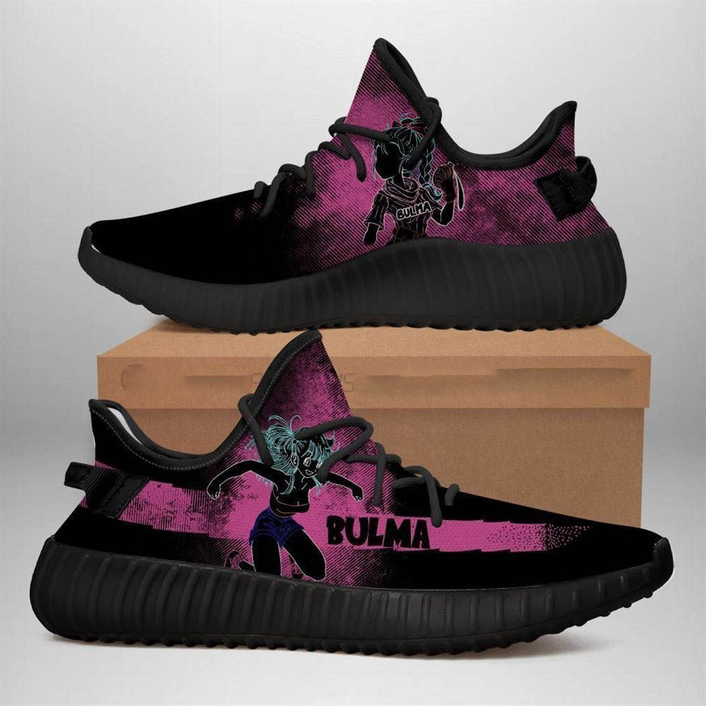 Bulma Yzs Silhouette Dragon Ball Z Anime Black Shoes Sneakers