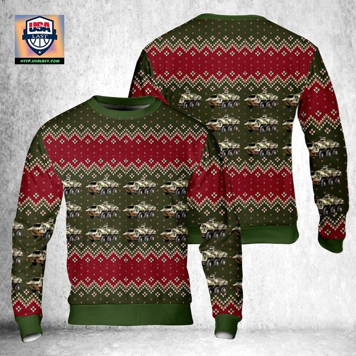 Bundeswehr TPz 1A8A5 Fuchs AOP Ugly Christmas Sweater