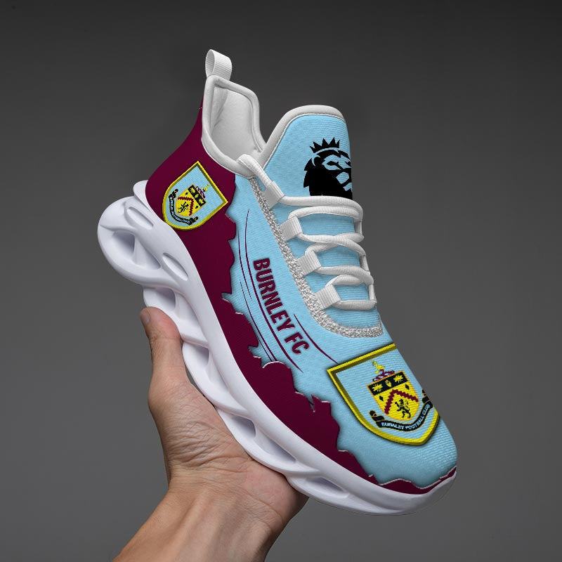 Burnley F.C Max Soul Shoes Sneakers for Men And Women – Soccer Fan Shoes, Team Sneakers