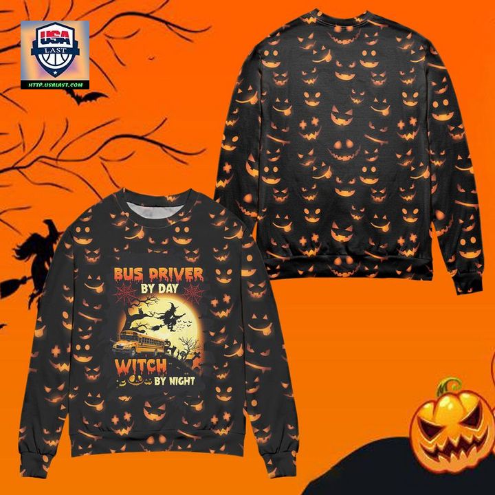 Bus Driver By Day Halloween 3D Sweater
