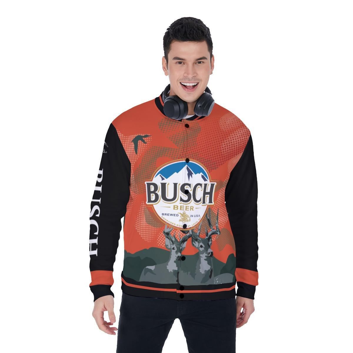Busch Beer Fashion Baseball Jacket for Men & Women | Brand Fan Gift