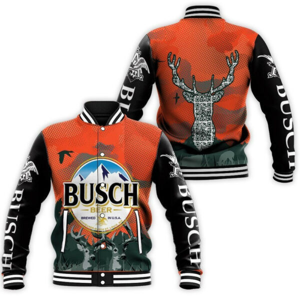 Busch Beer Fashion Baseball Jacket for Men & Women | Brand Fan Gift