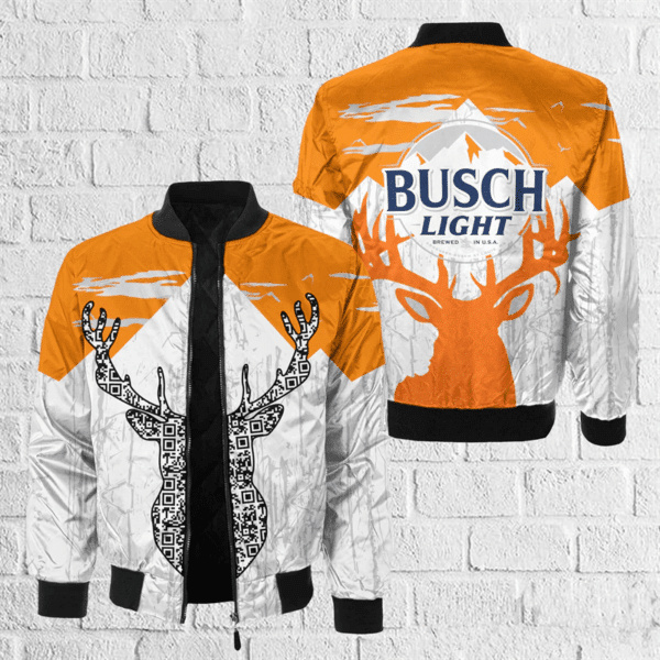 Busch Light Beer 1 Fan Gift, Busch Light Beer Bomber Jacket | Streetwear Jacket for Men & Women | Fan Gift