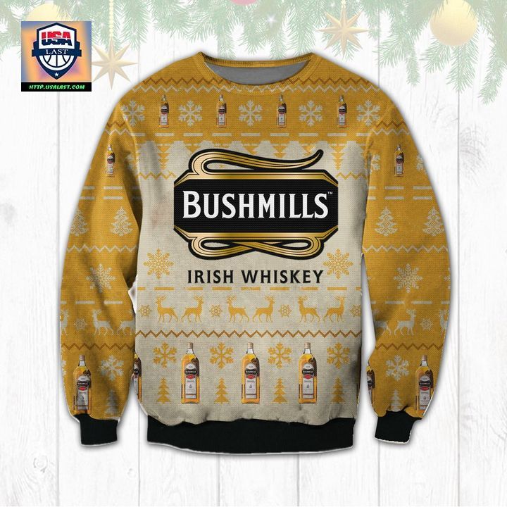 Bushmills Irish Whiskey Ugly Christmas Sweater