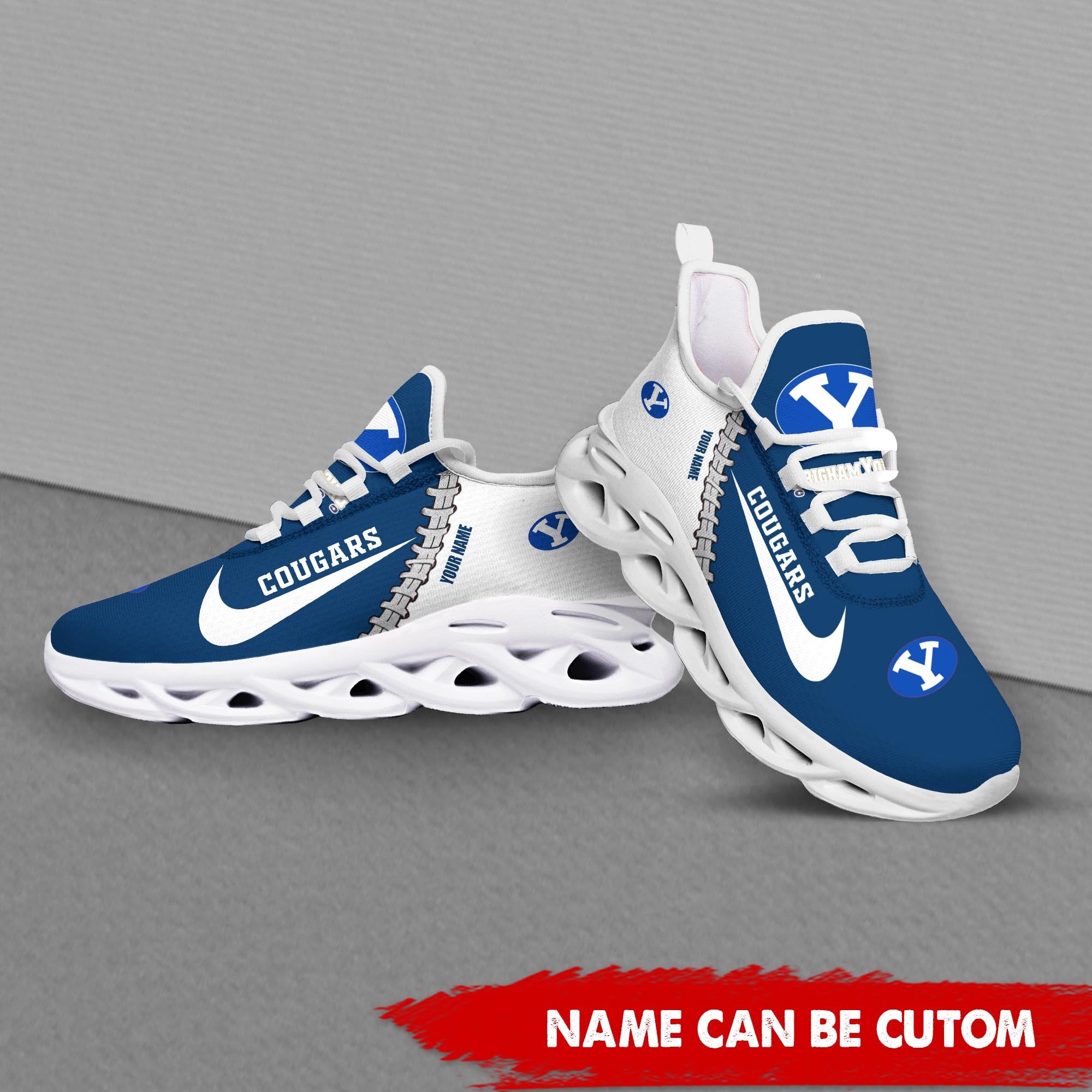BYU Cougars Max Soul Shoes Sneakers for Men And Women – NCAA Fan Shoes, Team Sneakers - Image 4