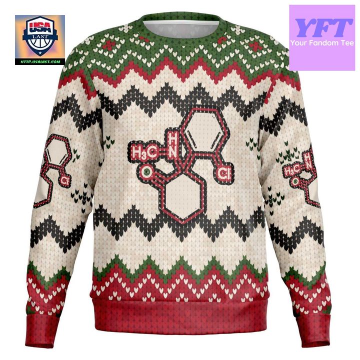 C13h16clno For For Meme 3d Ugly Christmas Sweater