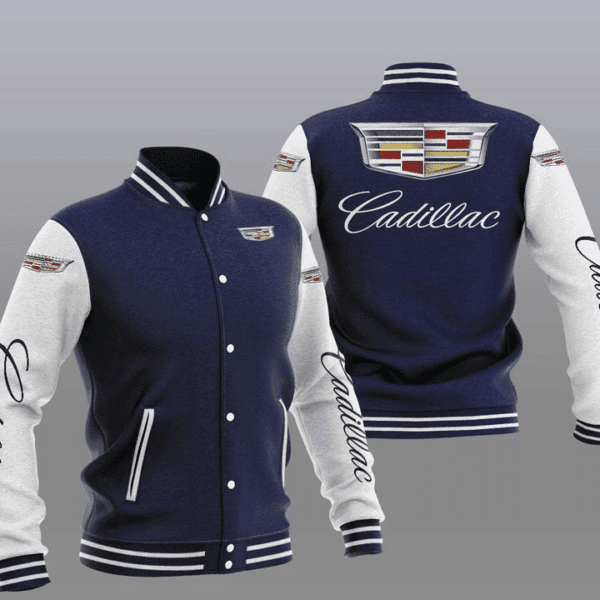 Cadillac Fashion Baseball Jacket for Men & Women | Vehicle Brand Fan Gift