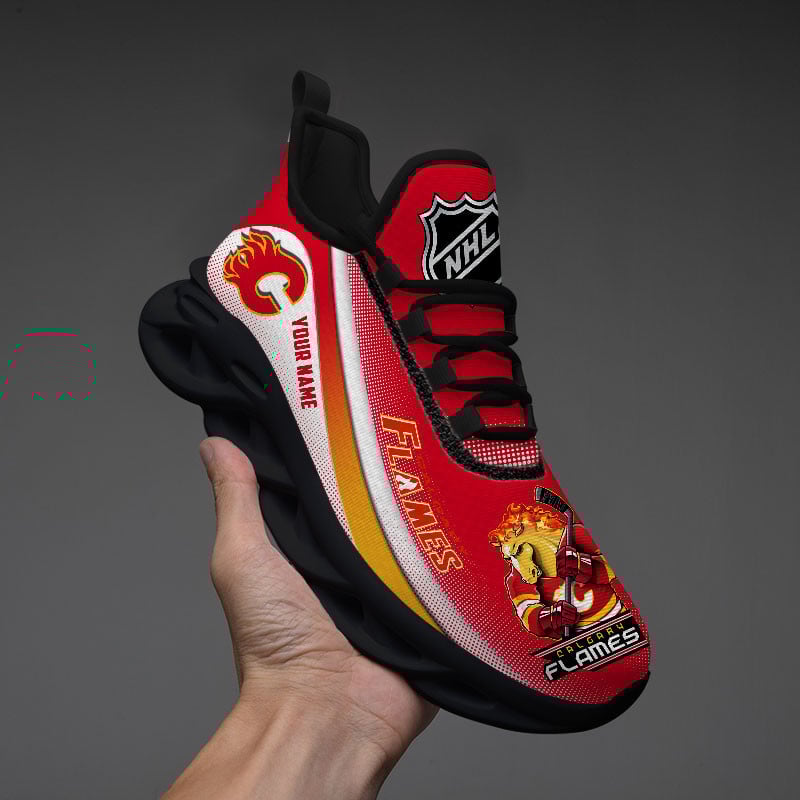 Calgary Flames Max Soul Shoes Sneakers for Men And Women – Casual Shoes, Streetwear Shoes - Image 4