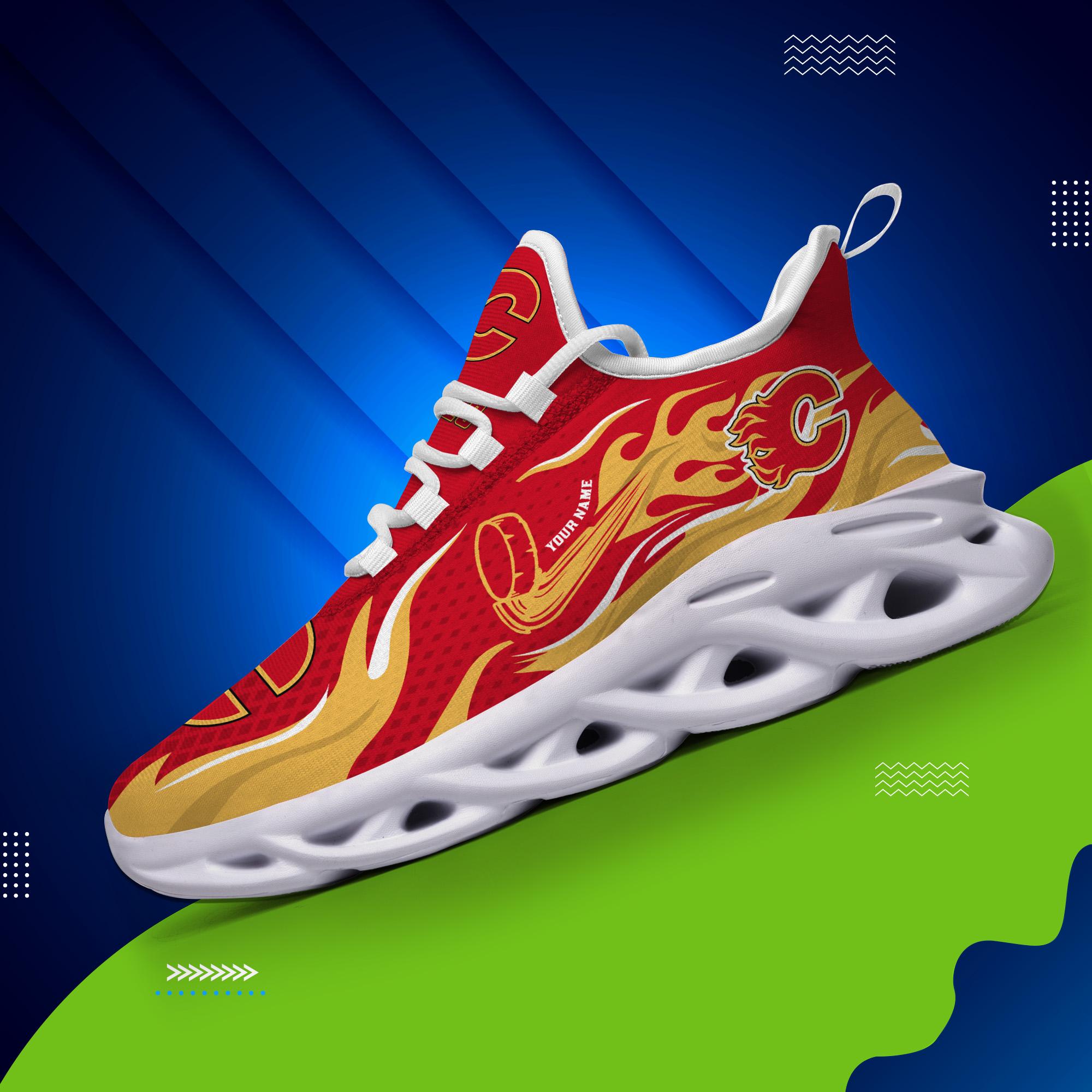 Calgary Flames Max Soul Shoes Sneakers for Men And Women – Casual Shoes, Streetwear Shoes - Image 3