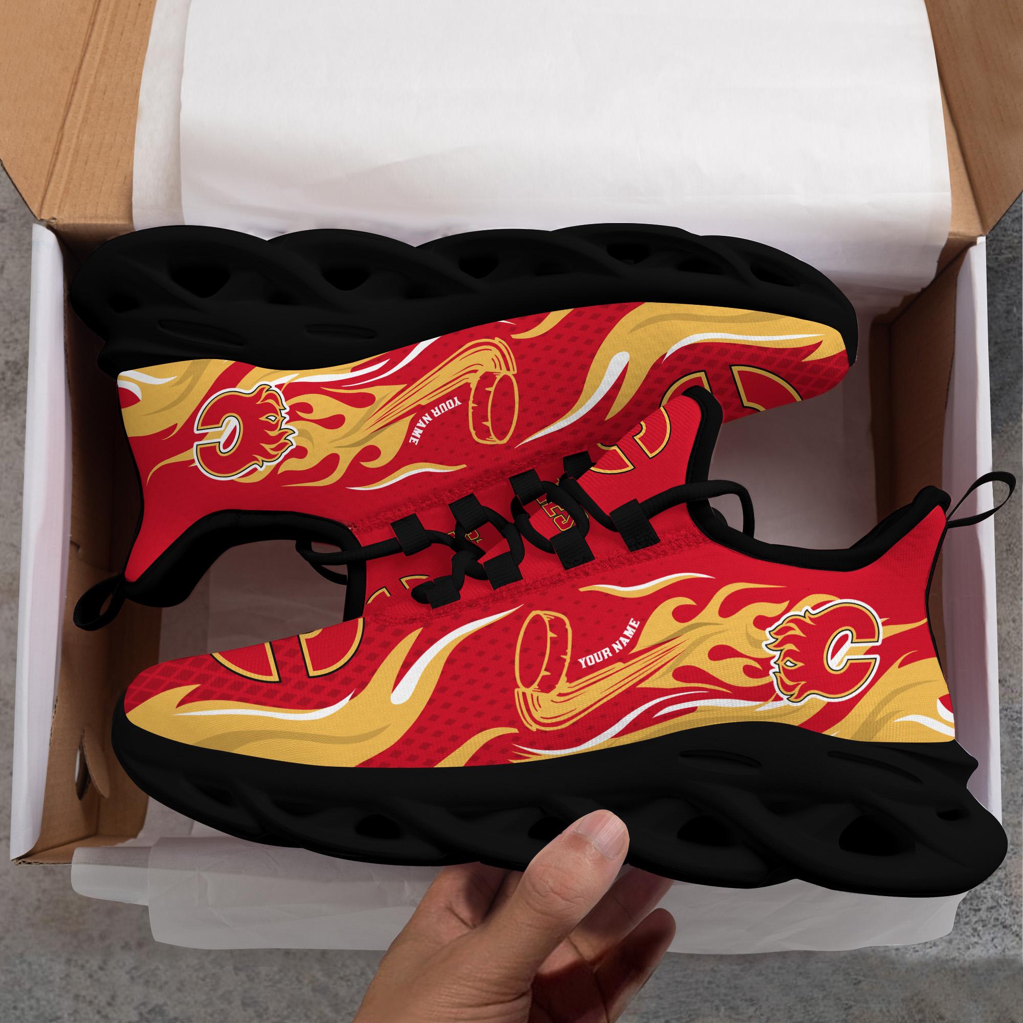 Calgary Flames Max Soul Shoes Sneakers for Men And Women – Casual Shoes, Streetwear Shoes - Image 7