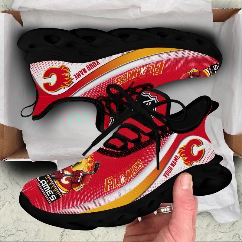 Calgary Flames Max Soul Shoes Sneakers for Men And Women – Casual Shoes, Streetwear Shoes - Image 6