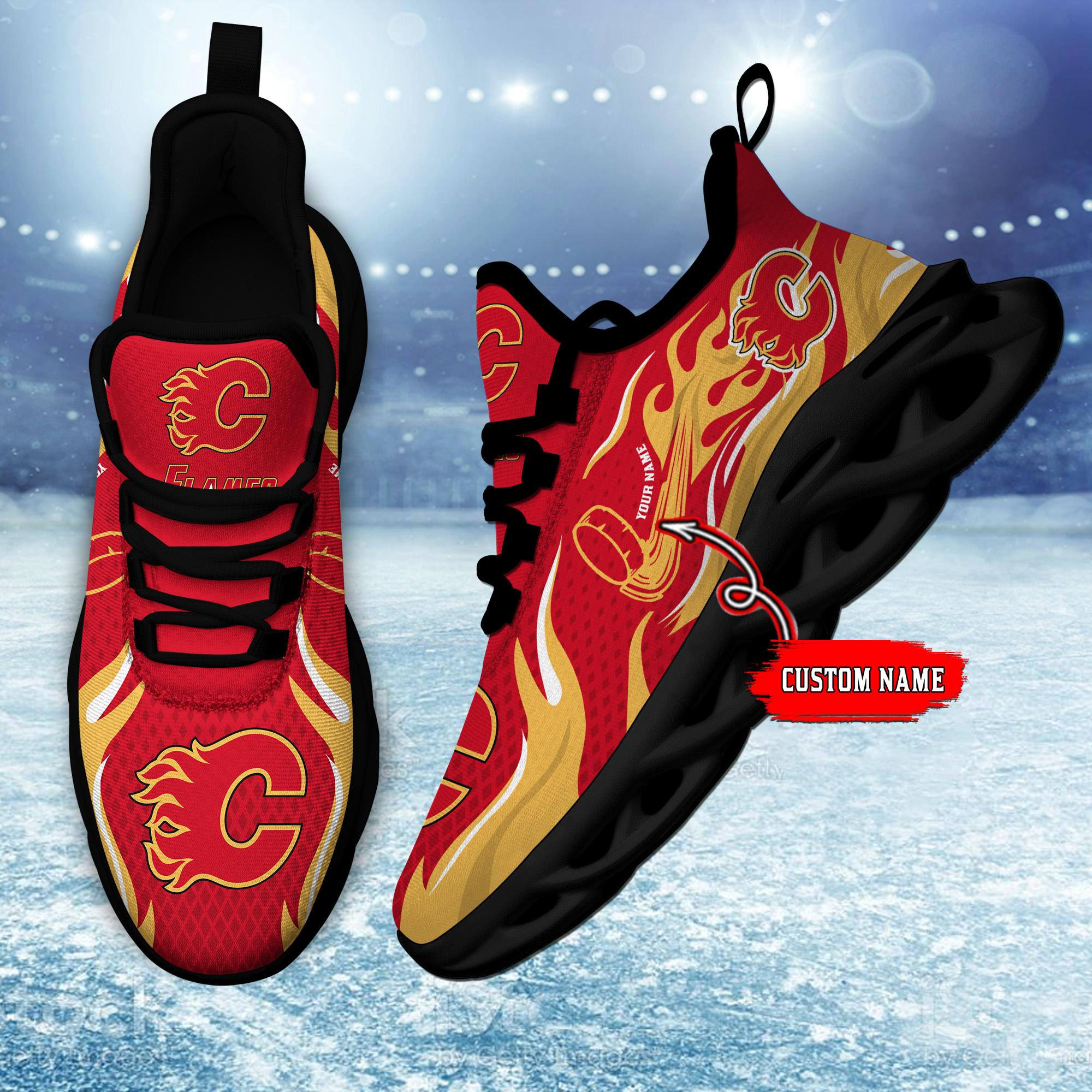 Calgary Flames Max Soul Shoes Sneakers for Men And Women – Casual Shoes, Streetwear Shoes - Image 4