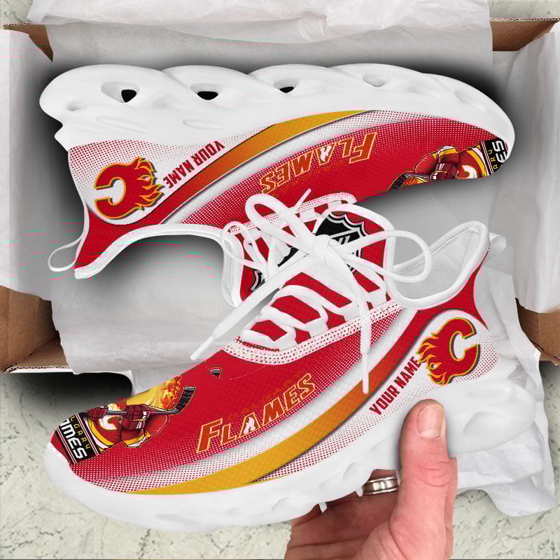 Calgary Flames Max Soul Shoes Sneakers for Men And Women – Casual Shoes, Streetwear Shoes - Image 3