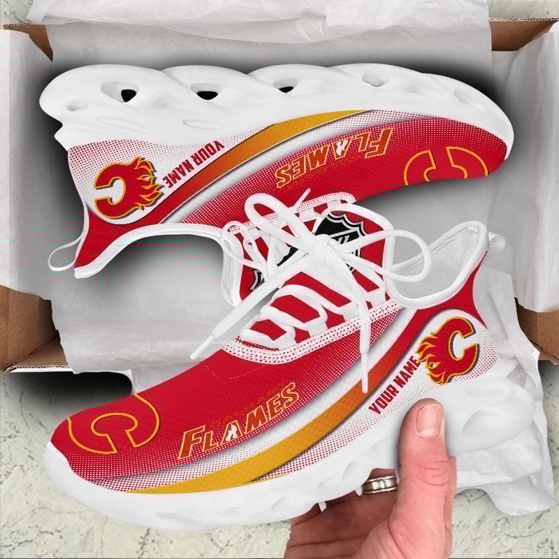 Calgary Flames Max Soul Shoes Sneakers for Men And Women – Casual Shoes, Streetwear Shoes - Image 3