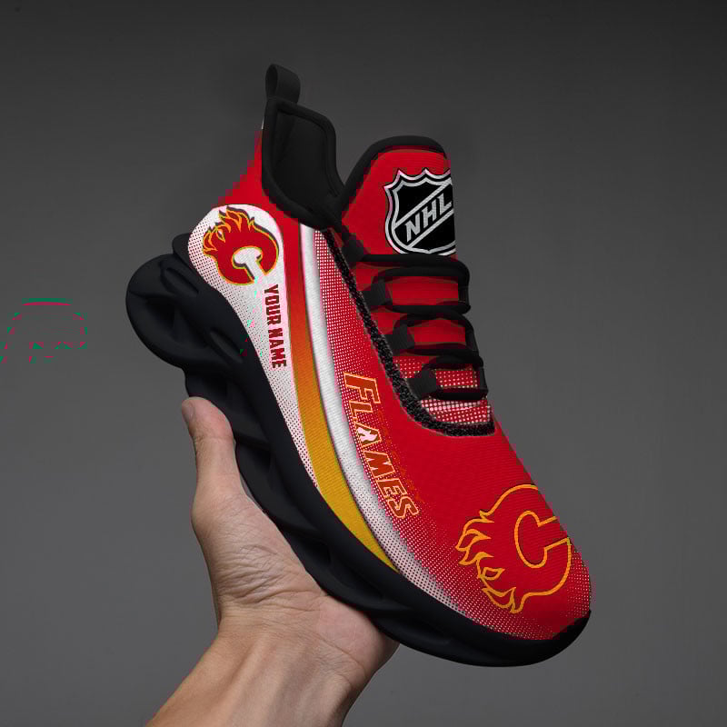 Calgary Flames Max Soul Shoes Sneakers for Men And Women – Casual Shoes, Streetwear Shoes - Image 4