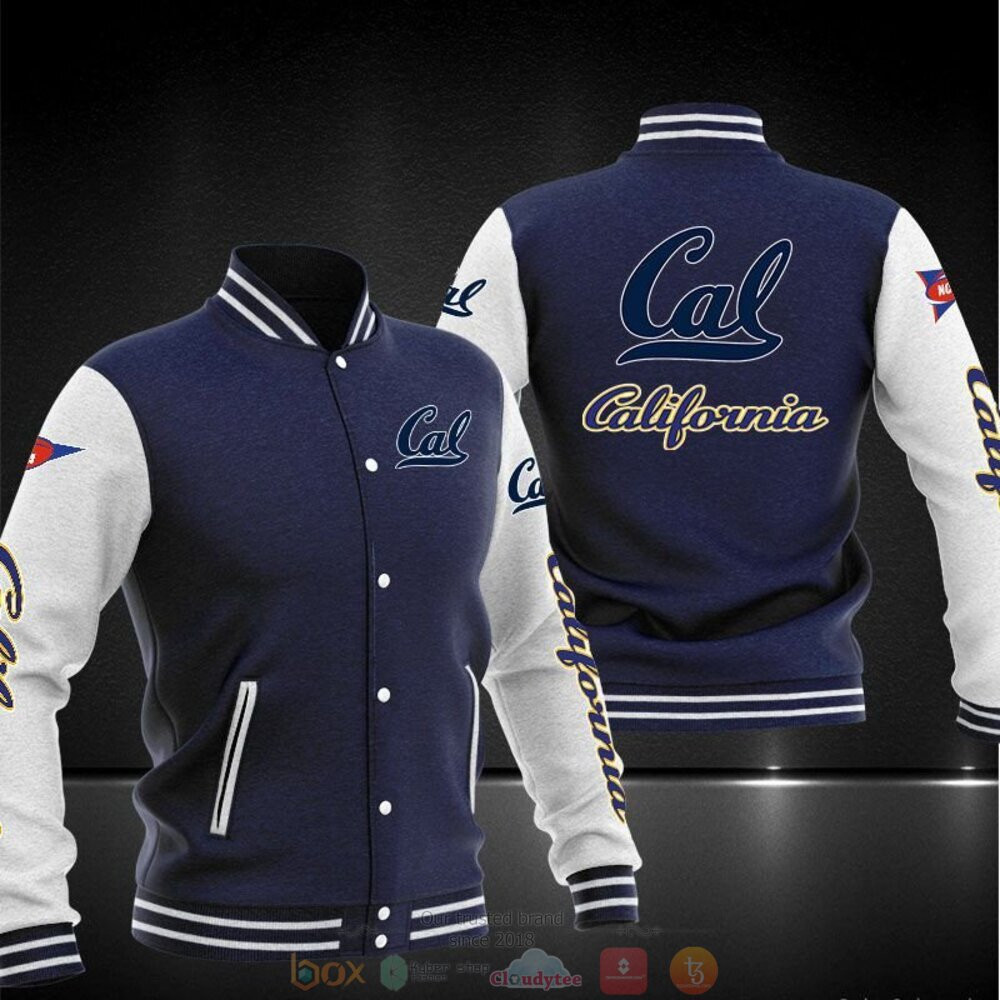 California Golden Bears Navy Varsity Baseball Jacket for Men & Women | NCAA Team Fan Gift