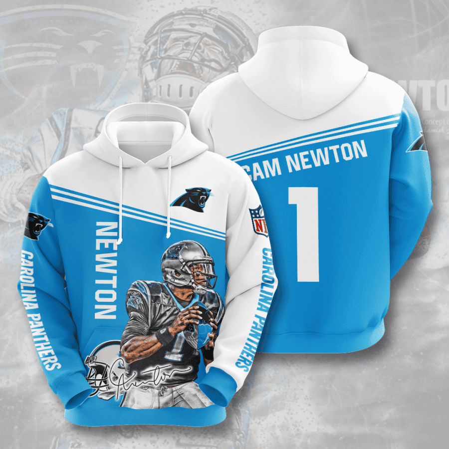 Cam Newton Carolina Panthers 3D All Over Print Hoodie & Zip Hoodie