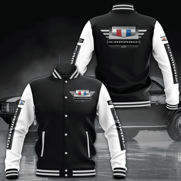 Camaro Fashion Baseball Jacket for Men & Women | Vehicle Brand Fan Gift