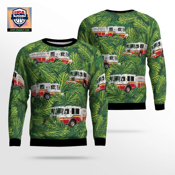 Canada Ottawa Fire Services AOP Sweater