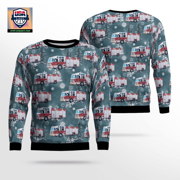 Canada Vaughan Fire and Rescue Services AOP Sweater