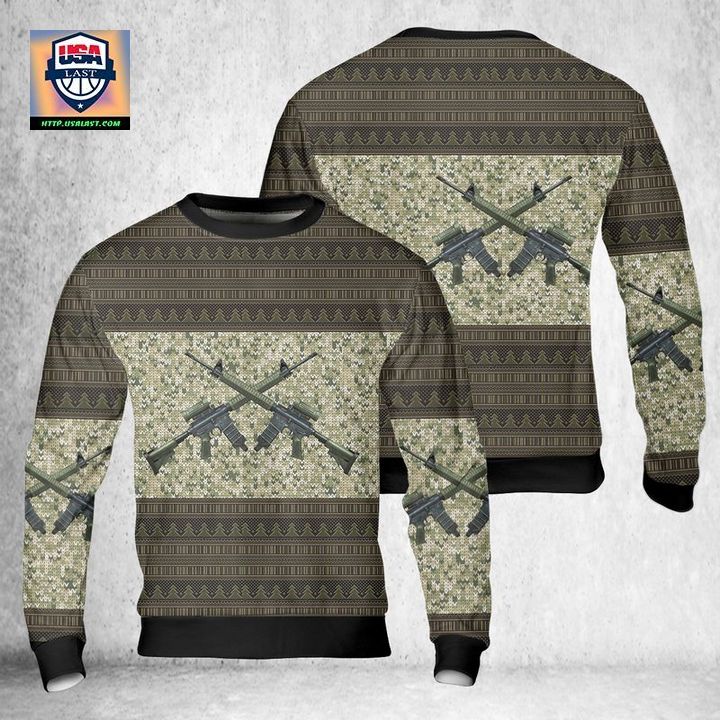 Canadian Army Colt Canada C7A2 Automatic Rifle Sweater 3D