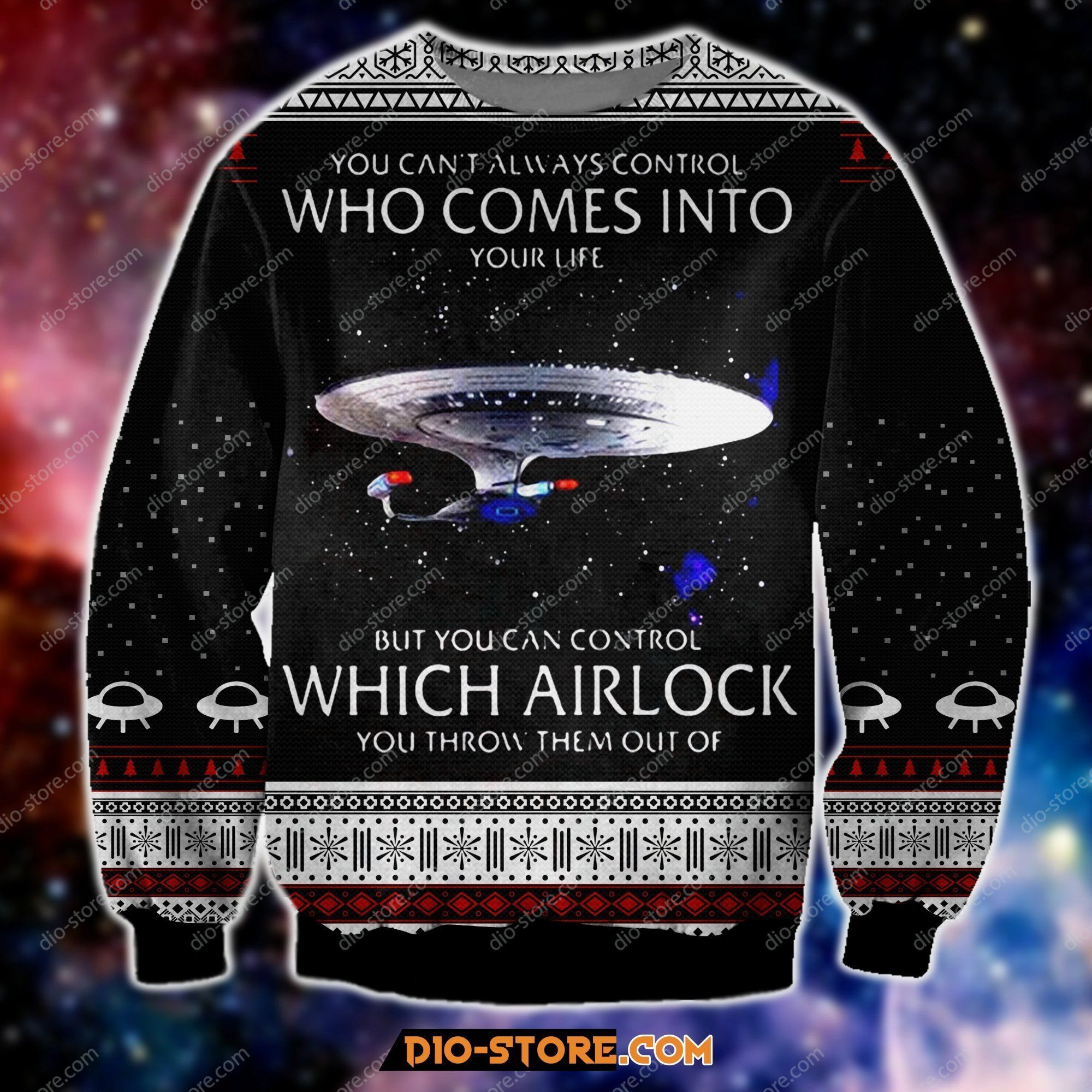 Can'T Always Control Who Comes Into Life 3D Print Ugly Christmas Sweater