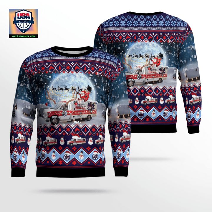 Cape Girardeau CTC EMS Christmas AOP Sweater