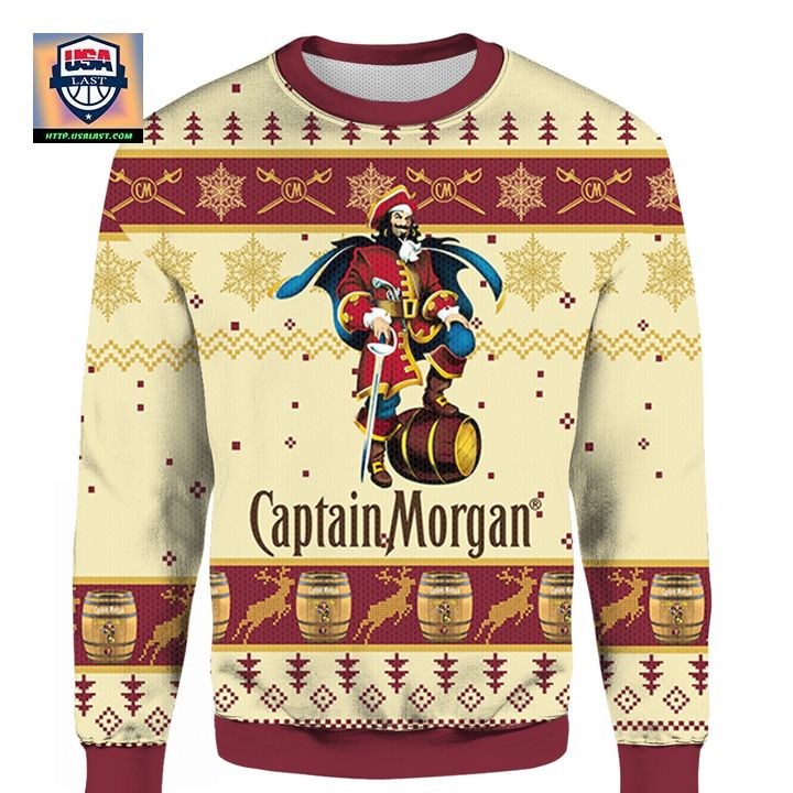 Captain Morgan Ugly 3D Christmas Sweater