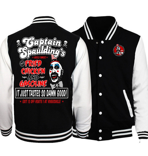 Captain Spaulding Fashion Baseball Jacket for Men & Women | Horror Movie Fan Gift