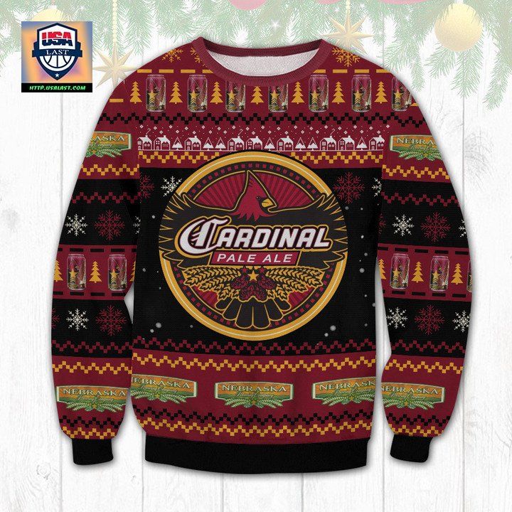 Cardinal Pale Ale Ugly Christmas Sweater