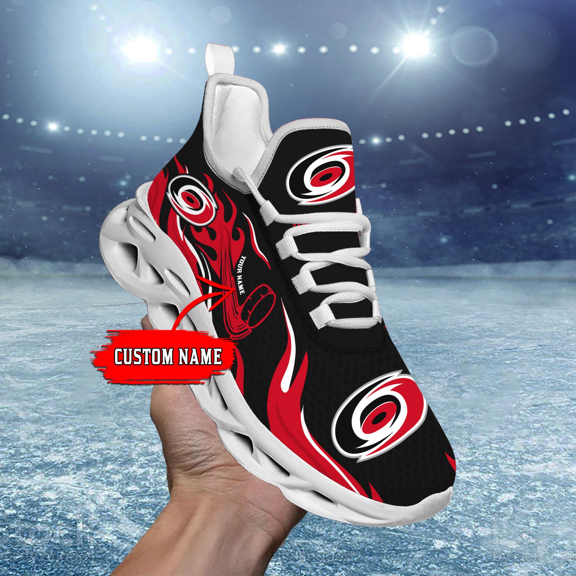Carolina Hurricanes Max Soul Shoes Sneakers for Men And Women – NHL Hockey Fan Shoes, Team Sneakers - Image 6