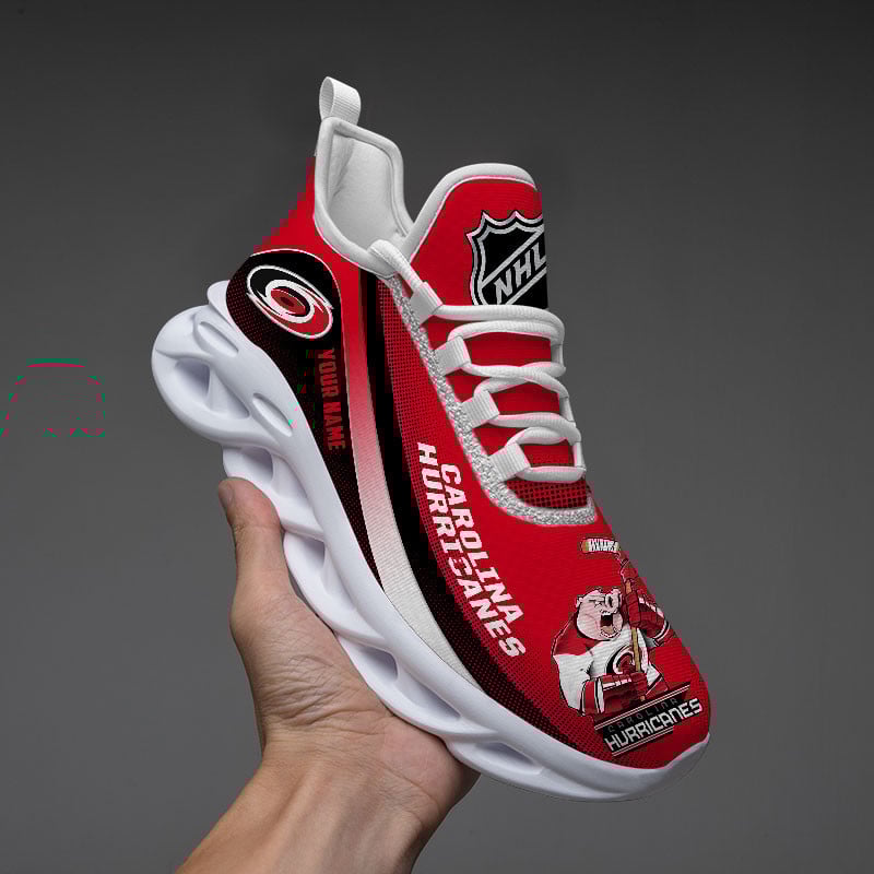 Carolina Hurricanes Max Soul Shoes Sneakers for Men And Women – NHL Hockey Fan Shoes, Team Sneakers