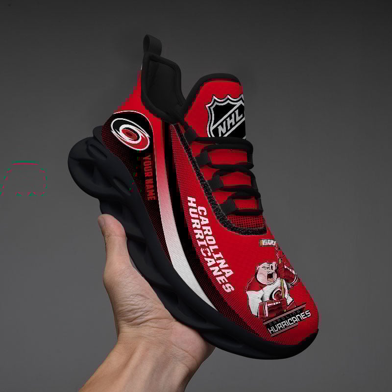Carolina Hurricanes Max Soul Shoes Sneakers for Men And Women – NHL Hockey Fan Shoes, Team Sneakers - Image 4