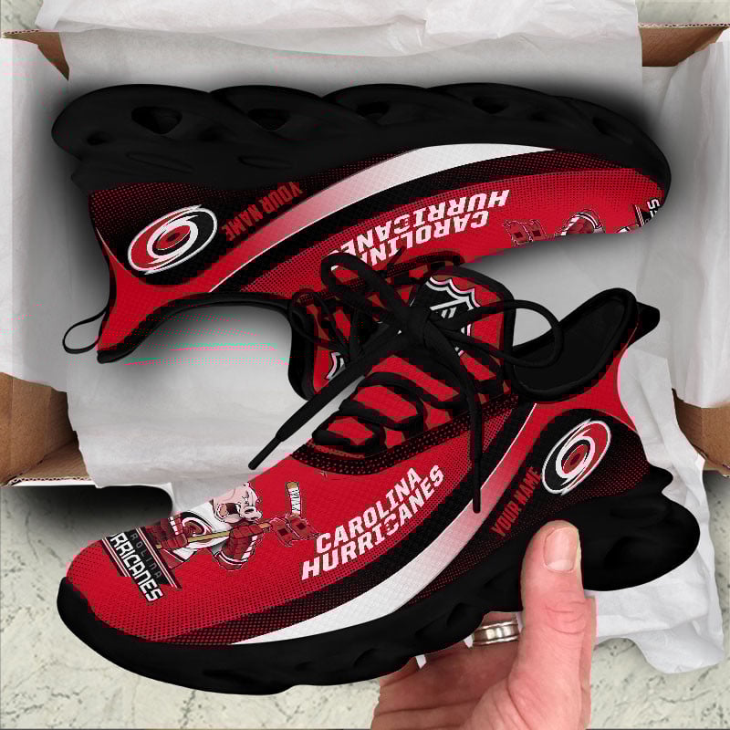 Carolina Hurricanes Max Soul Shoes Sneakers for Men And Women – NHL Hockey Fan Shoes, Team Sneakers - Image 6
